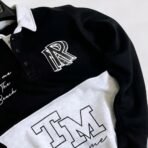 Black & Ash Grey Polo Letter Printed Winter Sweat Top For Mens & Boys - Online in Pakistan