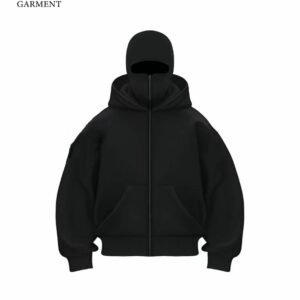 Black Balaclava Ninja Hoodie For Men & Boys - Comfortable Fit Design