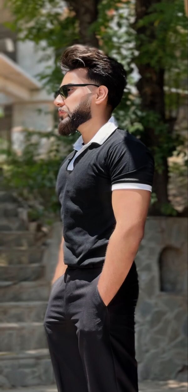 Black Coat Colo Polo For Men & Boys - Comfortable Fit Design