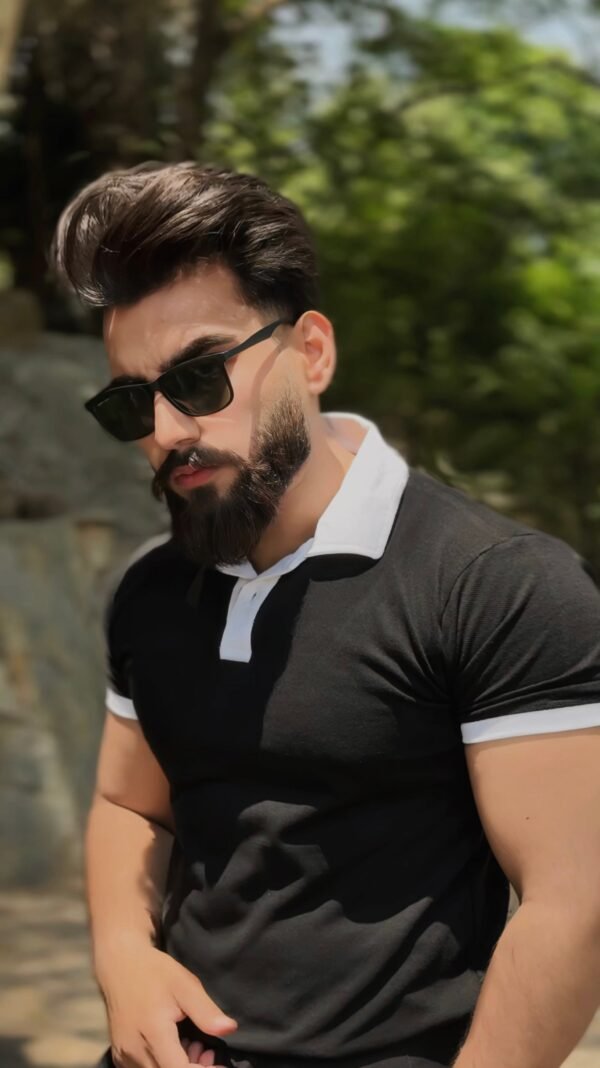 Black Coat Colo Polo For Men & Boys - Comfortable Fit Design