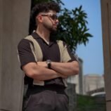 Black Panel Polo Top For Mens & Boys - Best Price in Pakistan