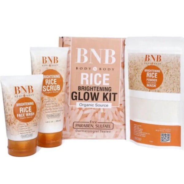 bnb-body-n-body-rice-brightening-glow-kit-rice-face-wash-rice-face-mask-rice-scrub-1-1 BNB - Body N Body - Rice Brightening Glow Kit - Online in Pakistan