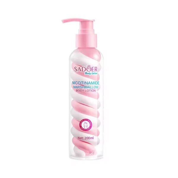 SADOER Nicotinamide Marshmallow Body Lotion 200ml – Whitening & Moisturizing