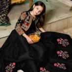 Kids Koti with Bunch Maxi 2Pc – Shamose Silk Embroidered Set