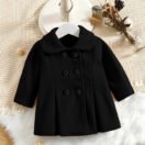 Winter Kids Western Style Button Fleece Coat – 5 Colors