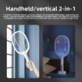 Electric Mosquito Swatter Racket – Rechargeable Insect Killer