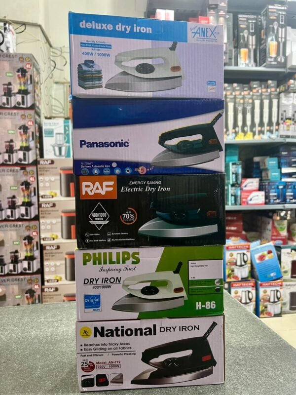 Electric iron 1000W with fast heating for clothes