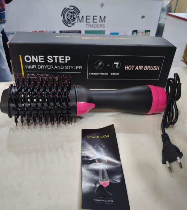 Electric Hair Straightener Comb – Fast Heating Styling Brush