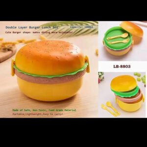 Burger Shape Lunch Box - with Cash on Delivery