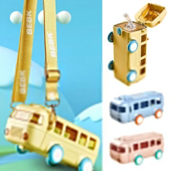 Bus Shape Water Sipper For Kids - with Cash on Delivery