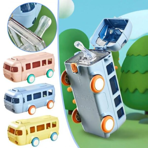 Bus Shape Water Sipper For Kids - with Cash on Delivery