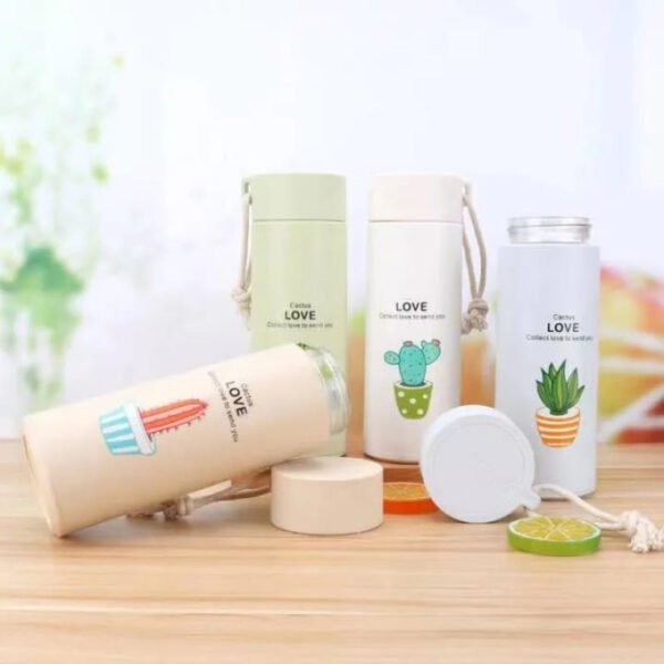 Cactus Water Bottle Insulated for Ultimate Freshness Perfect for School Gym and Office Use - with Cash on Delivery