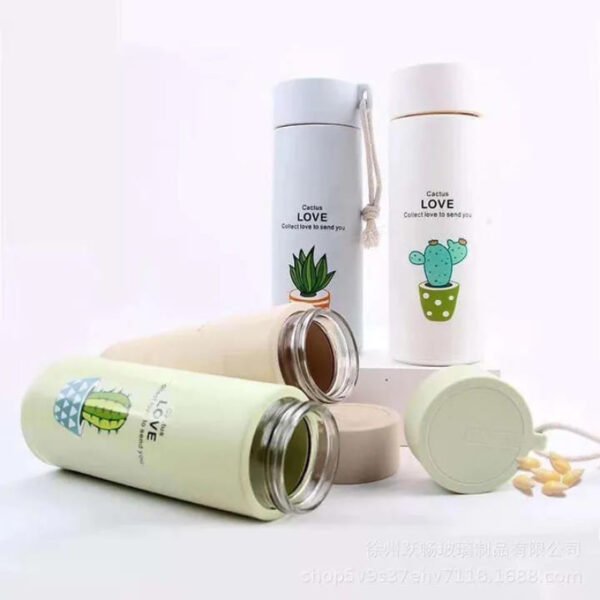 Cactus Water Bottle Insulated for Ultimate Freshness Perfect for School Gym and Office Use - with Cash on Delivery