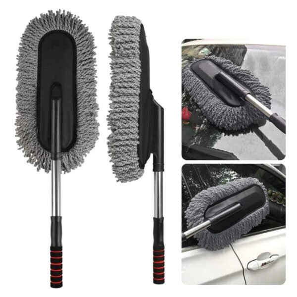 Car Wash Cleaning Brush Duster Dust Wax Mop Microfiber Telescoping Dusting Tool - with Cash on Delivery