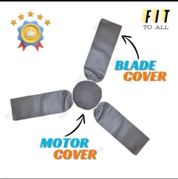Ceiling Fan Blades & Motor Dust Proof Covers, 4 Pieces in 1 set - High Quality