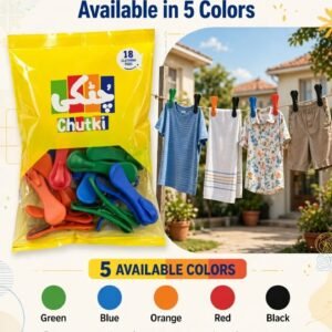 Chutki – 18 Clothing Pegs - Best Price in Pakistan
