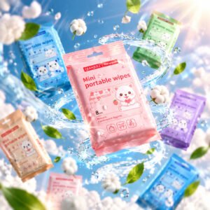 Cleaning Small Packed Wipes