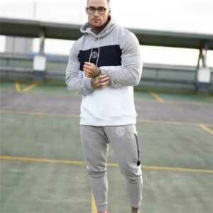 Contrast Panel Winter Track Suit For Mens & Boys - Comfortable Fit Design