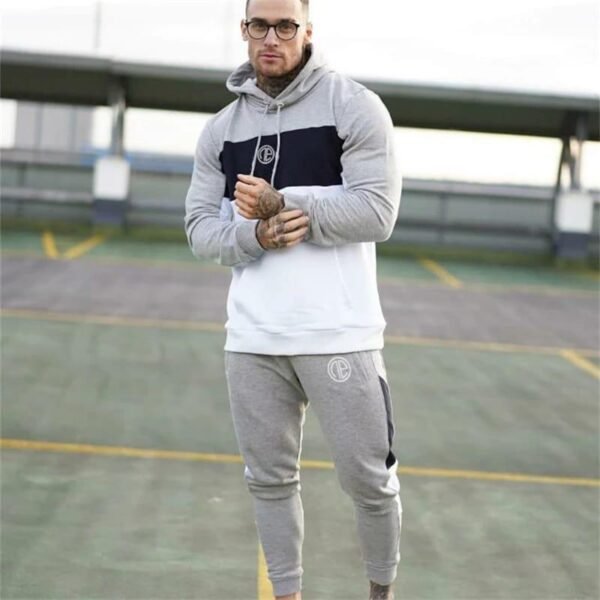Contrast Panel Winter Track Suit For Mens & Boys - Comfortable Fit Design