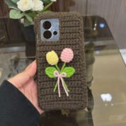 Handmade Crochet Mobile Cover – Customizable Knitted Phone Case for All Models
