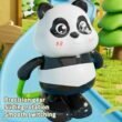 Cute Panda 3-Piece Action Toy Set for Kids – Rotating & Moving Play Figures