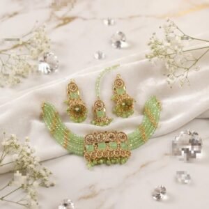 Crystal Chokar Set
