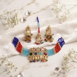 Crystal Chokar Set