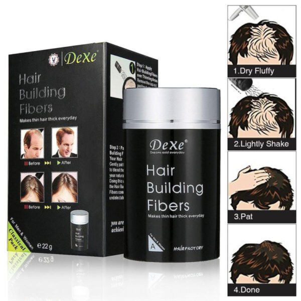 Dexe Hair Building Fibers Regrowth Hair Powder For Men And Women - Online in Pakistan