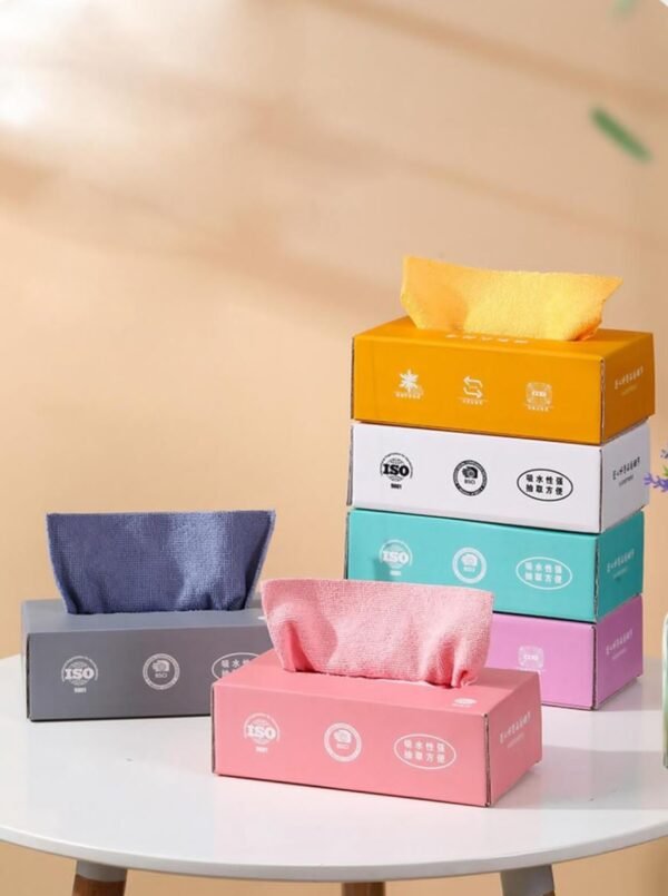 Microfiber tissue box - for Home Use