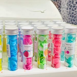 Disposable Flower Paper Soap with Plastic Bottle - Durable Design
