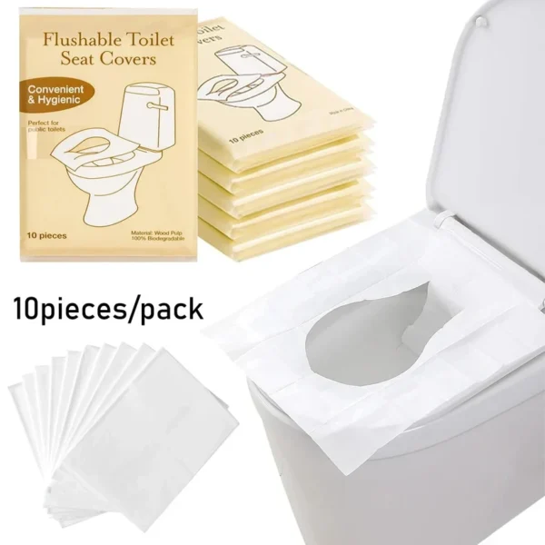 Disposable Paper Toilet Seat Cover 10 Pcs - Online in Pakistan