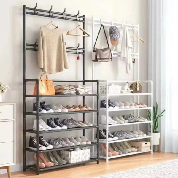 Dust proof Multi functional shoe hat coat rack space saving - Online in Pakistan