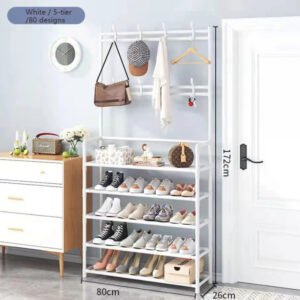 Dust proof Multi functional shoe hat coat rack space saving - Online in Pakistan