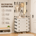 Dust proof Multi functional shoe hat coat rack space saving - Online in Pakistan
