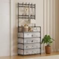 Dust proof Multi functional shoe hat coat rack space saving - Online in Pakistan