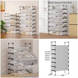 Dustproof Shoes Rack 6Layer - with Cash on Delivery