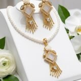 Turkish Locket Earring Studs Antique Golden – Al-Atabah PK