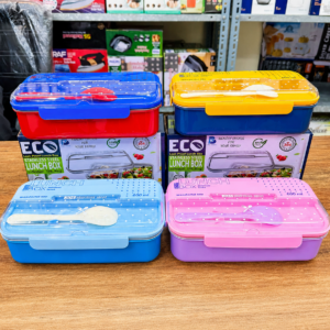Eco 2 Portion Stainless Steel Lunch Box - High Quality