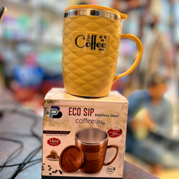 Eco sip stainless steel coffee mug hot & cool mug - Online in Pakistan