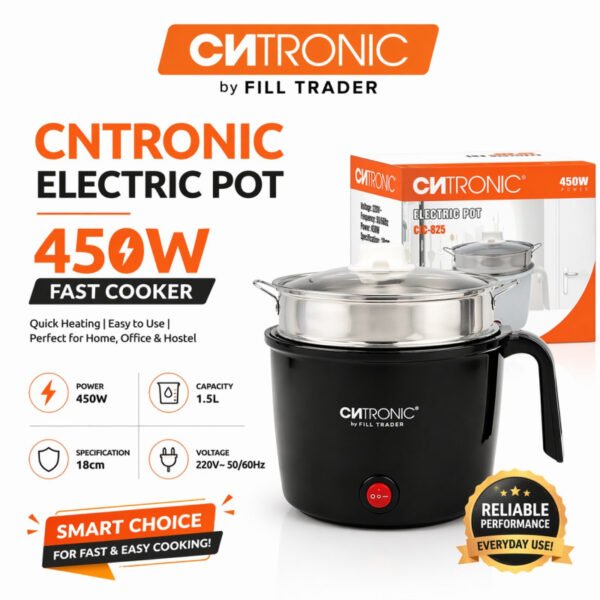 Electric Cooking Pot CIC 825 15L 450W - Durable Design
