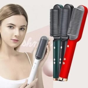 Rechargeable Hair Comb Hair Straightener/Hair Styler Brush-909 (Deluxe Packaging & Deluxe Quality)