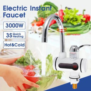 Rechargeable Heating Water Faucet Digital Display