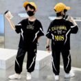 Electric Printed Style Tracksuit Set For Kids - Online in Pakistan