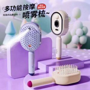 Rechargeable spray airbags Massage comb