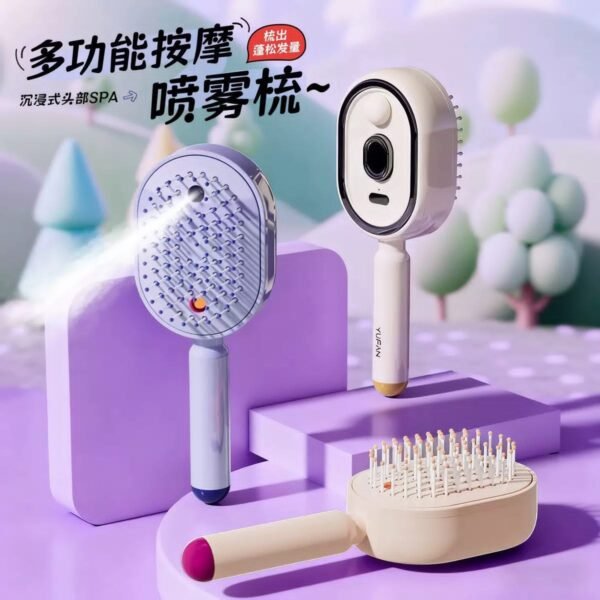 Rechargeable spray airbags Massage comb