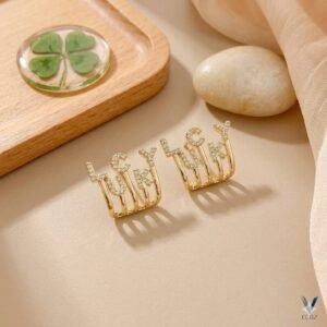 Lucky Earrings – Fancy Fashion Earrings in Golden & Silver