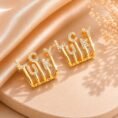 Lucky Earrings – Fancy Fashion Earrings in Golden & Silver