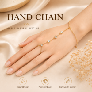Finger Bracelets Ring Hand Chain Beach Slave Bracelet Jewelry for girls - Best Price in Pakistan