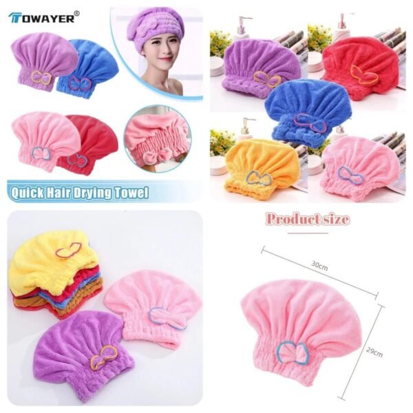 Flower Cap Towel - High Quality