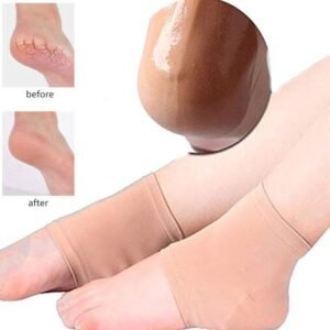 Foot Heels Socks Shockproof Silicone Anti-Crack Moisturizing Shoes Pads - for Home Use